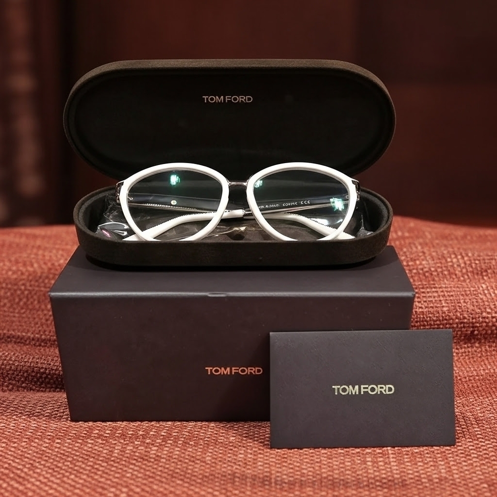 Tom Ford White Glasses
